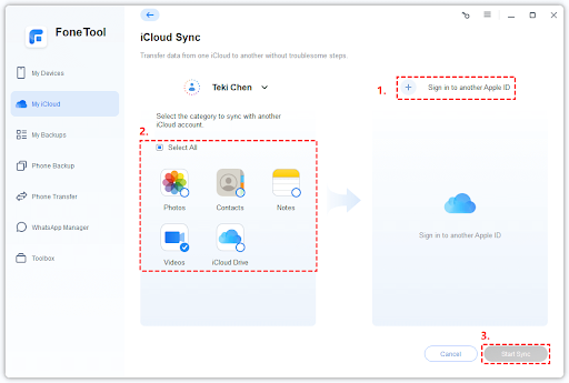 Merge Two iCloud Accounts into One